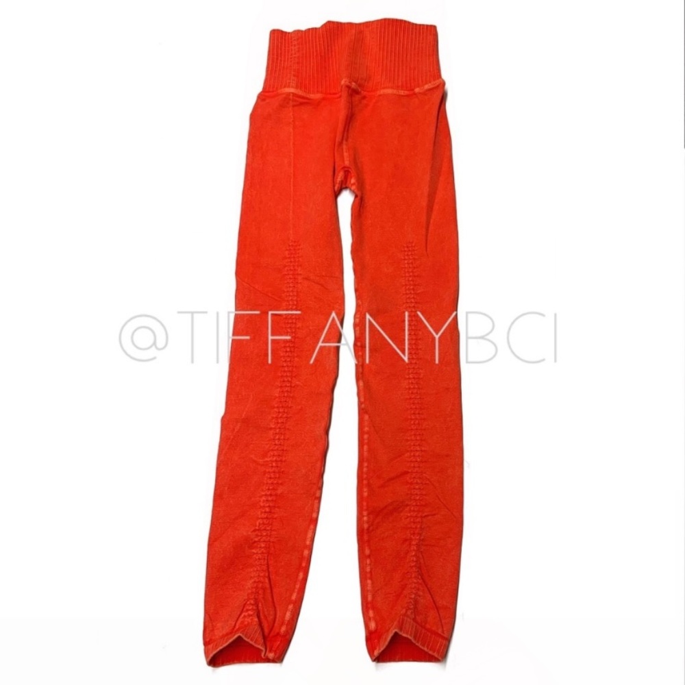 Free People Movement Good Karma Leggings Red Apple - Picture 10 of 16